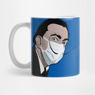 Dali with a mask Mug